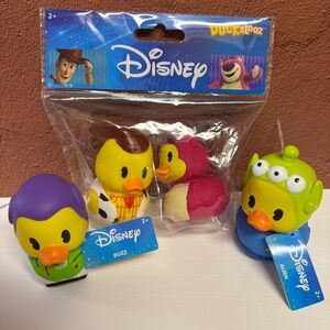 Disney Duckalooz Toy Story Rubber Duck set - Buzz Woody Alien Lotso